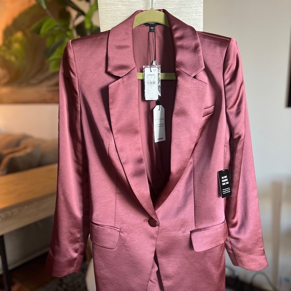 Express Jackets & Blazers - Express Satin Blazer